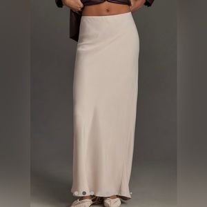 Anthropologie The Tilda Maxi Slip Skirt
